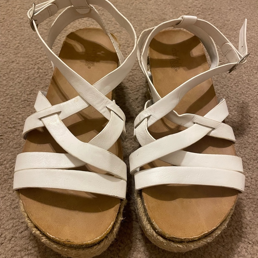 White Strappy Sandals